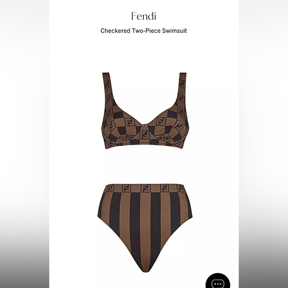 Fendi checkered bikini NWT - Picture 2 of 14
